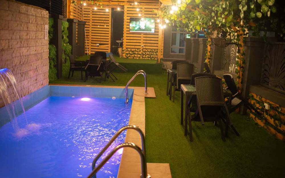 tevom hotel swimming pool in benin city